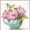 DIY Counted cross stitch kit Wild roses