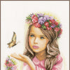 DIY Counted cross stitch kit Angel with butterflies