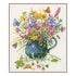 DIY Counted cross stitch kit Flowers in vase