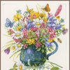 DIY Counted cross stitch kit Flowers in vase