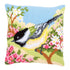 DIY Cross stitch cushion kit Bird in the garden