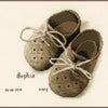 DIY Counted cross stitch kit First shoes 19 x 18 cm / 7.6" x 7.2"