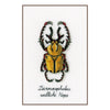 DIY Counted cross stitch kit LMV Golden beetle 10 x 19 cm / 4" x 7.6"