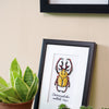 DIY Counted cross stitch kit LMV Golden beetle 10 x 19 cm / 4" x 7.6"