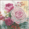 DIY Counted cross stitch kit Pink rose