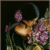 DIY Counted cross stitch kit Woman & flowers