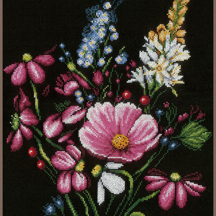 DIY Counted cross stitch kit Flowers