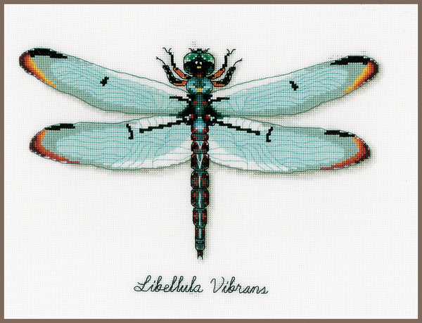 DIY Counted cross stitch kit LMV Dragonfly 27 x 19 cm / 10.8