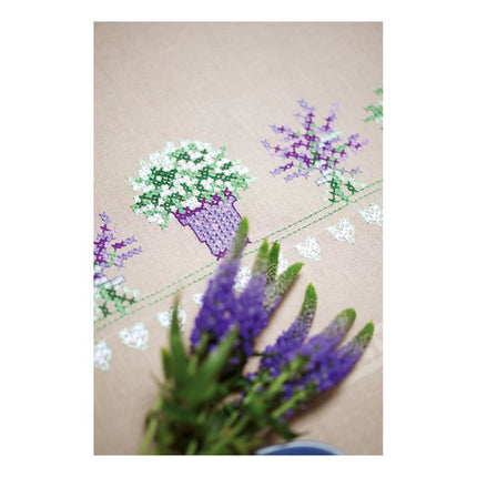 DIY Table Runner kit "Table runner kit Lavender"