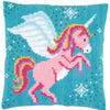 DIY Cross stitch cushion kit Unicorn