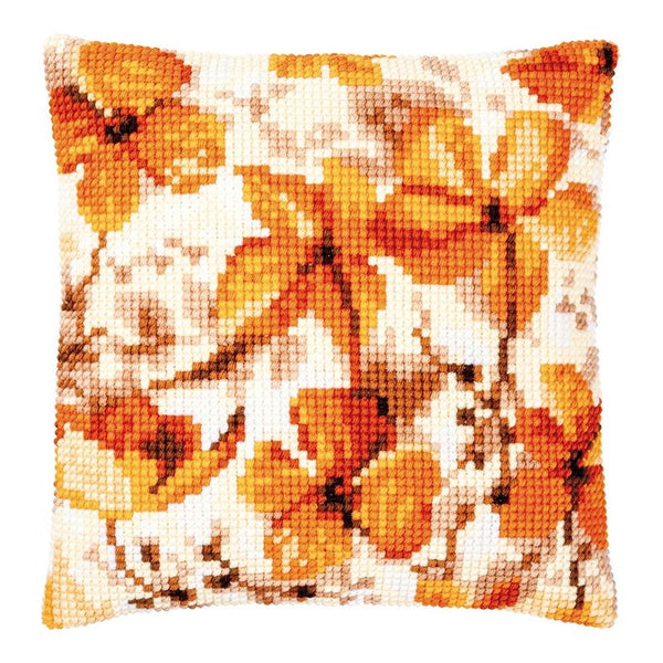 DIY Cross stitch cushion kit Autumn seeds