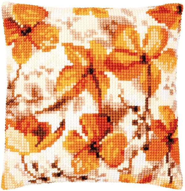 DIY Cross stitch cushion kit Autumn seeds