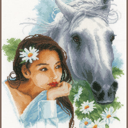 DIY Counted cross stitch kit My best friend