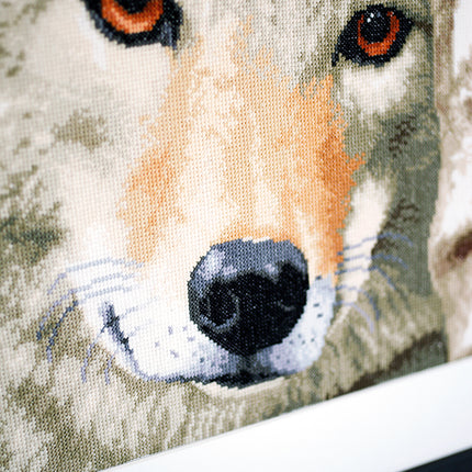 DIY Counted cross stitch kit Wolf