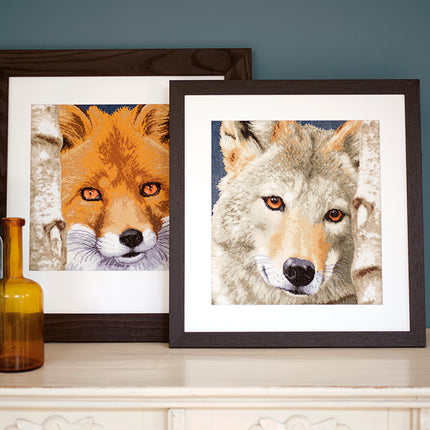 DIY Counted cross stitch kit Wolf