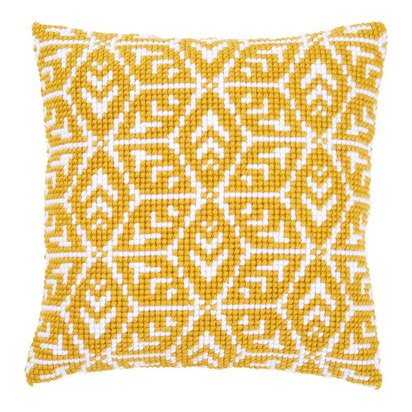 DIY Cross stitch cushion kit Geometric design