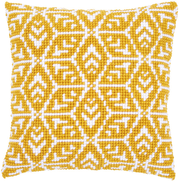 DIY Cross stitch cushion kit Geometric design