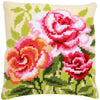 DIY Cross stitch cushion kit Roses