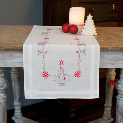 DIY Table Runner kit "Table runner kit Christmas trees"