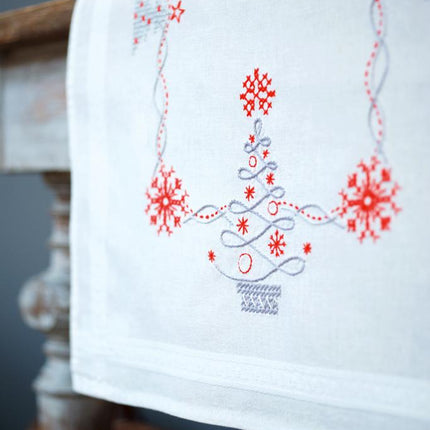 DIY Table Runner kit "Table runner kit Christmas trees"