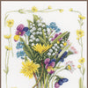 DIY Counted cross stitch kit Bouquet of field flowers