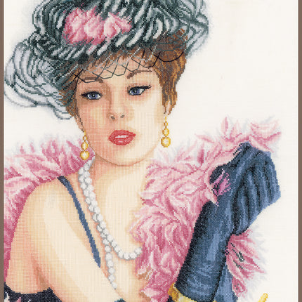 DIY Counted cross stitch kit Elegant lady
