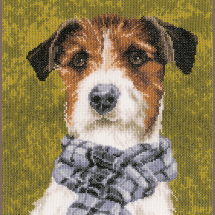 DIY Counted cross stitch kit Dog