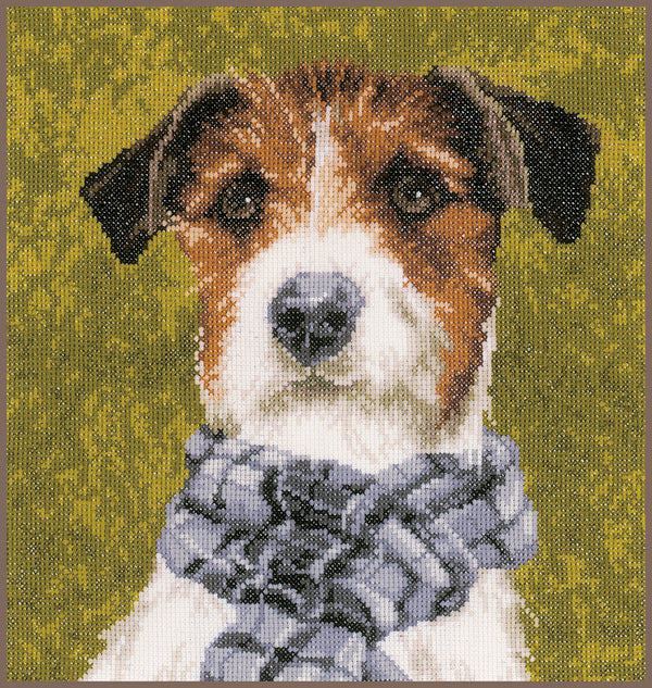 DIY Counted cross stitch kit Dog