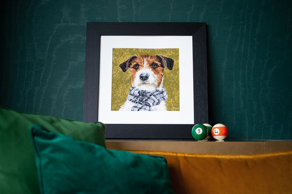 DIY Counted cross stitch kit Dog