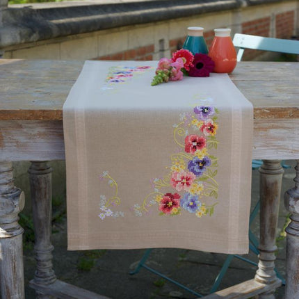 DIY Table Runner kit "Table runner kit Violets"