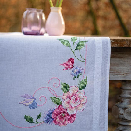 DIY Table Runner kit "Table runner kit Flowers & butterflies"