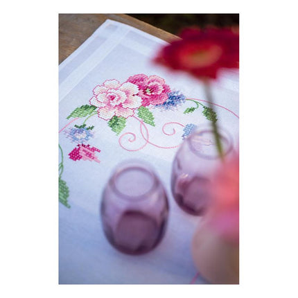 DIY Table Runner kit "Table runner kit Flowers & butterflies"