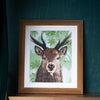 DIY Counted cross stitch kit Proud red deer