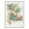 DIY Counted cross stitch kit Flowers & bicycle