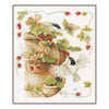 DIY Counted cross stitch kit Strawberries & birds