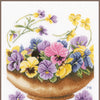 DIY Counted cross stitch kit Violets