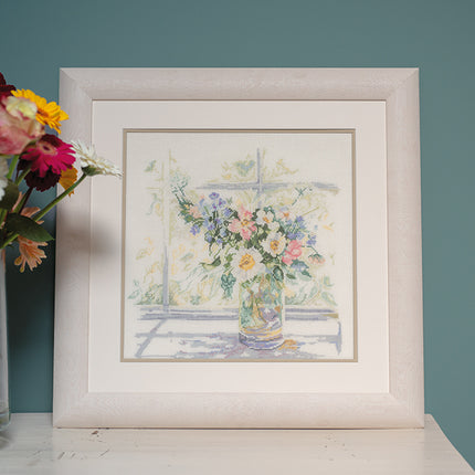 DIY Counted cross stitch kit Bouquet of flowers
