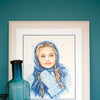 DIY Counted cross stitch kit Winter girl