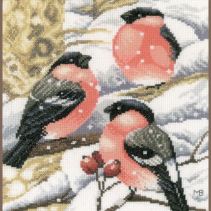 DIY Counted cross stitch kit Bullfinch