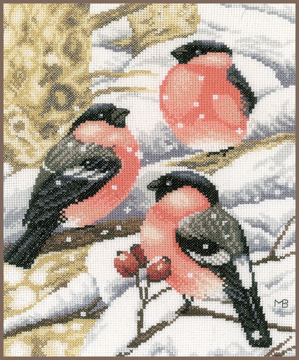 DIY Counted cross stitch kit Bullfinch