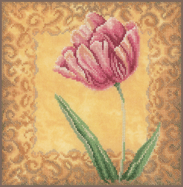 DIY Counted cross stitch kit Tulip