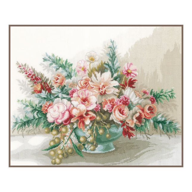 DIY Counted cross stitch kit Bouquet of flowers