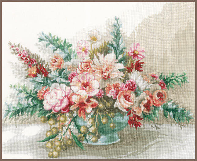 DIY Counted cross stitch kit Bouquet of flowers