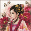 DIY Counted cross stitch kit Asian lady in pink