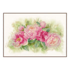 DIY Counted cross stitch kit Bouquet of peonies