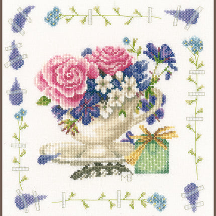 DIY Counted cross stitch kit Bouquet of roses