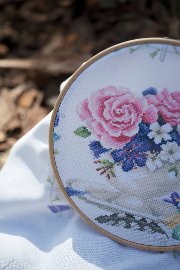 DIY Counted cross stitch kit Bouquet of roses