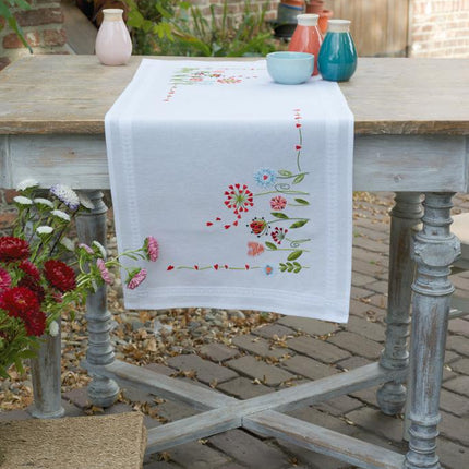 DIY Table Runner kit "Table runner kit Flowers"