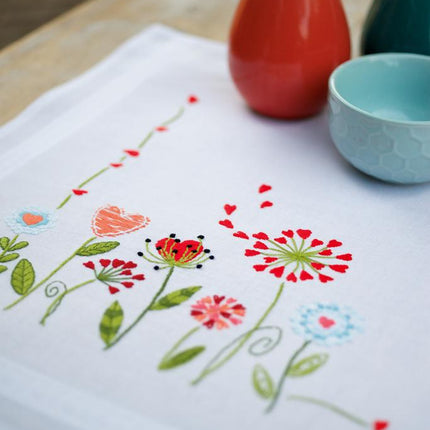 DIY Table Runner kit "Table runner kit Flowers"