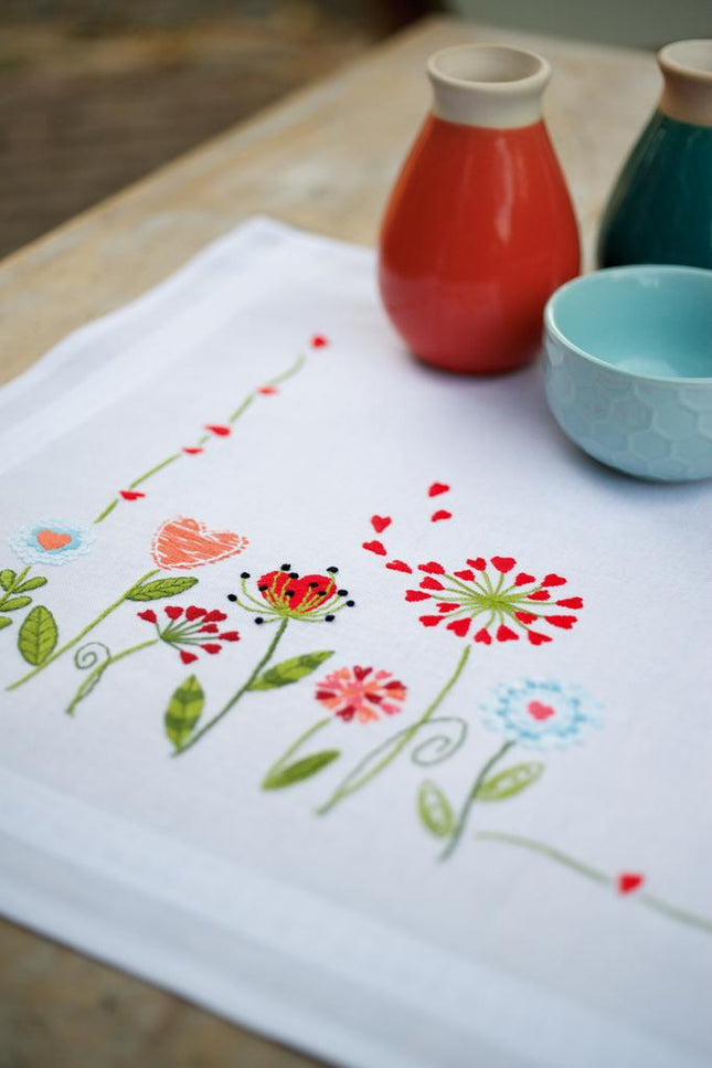 DIY Table Runner kit "Table runner kit Flowers"